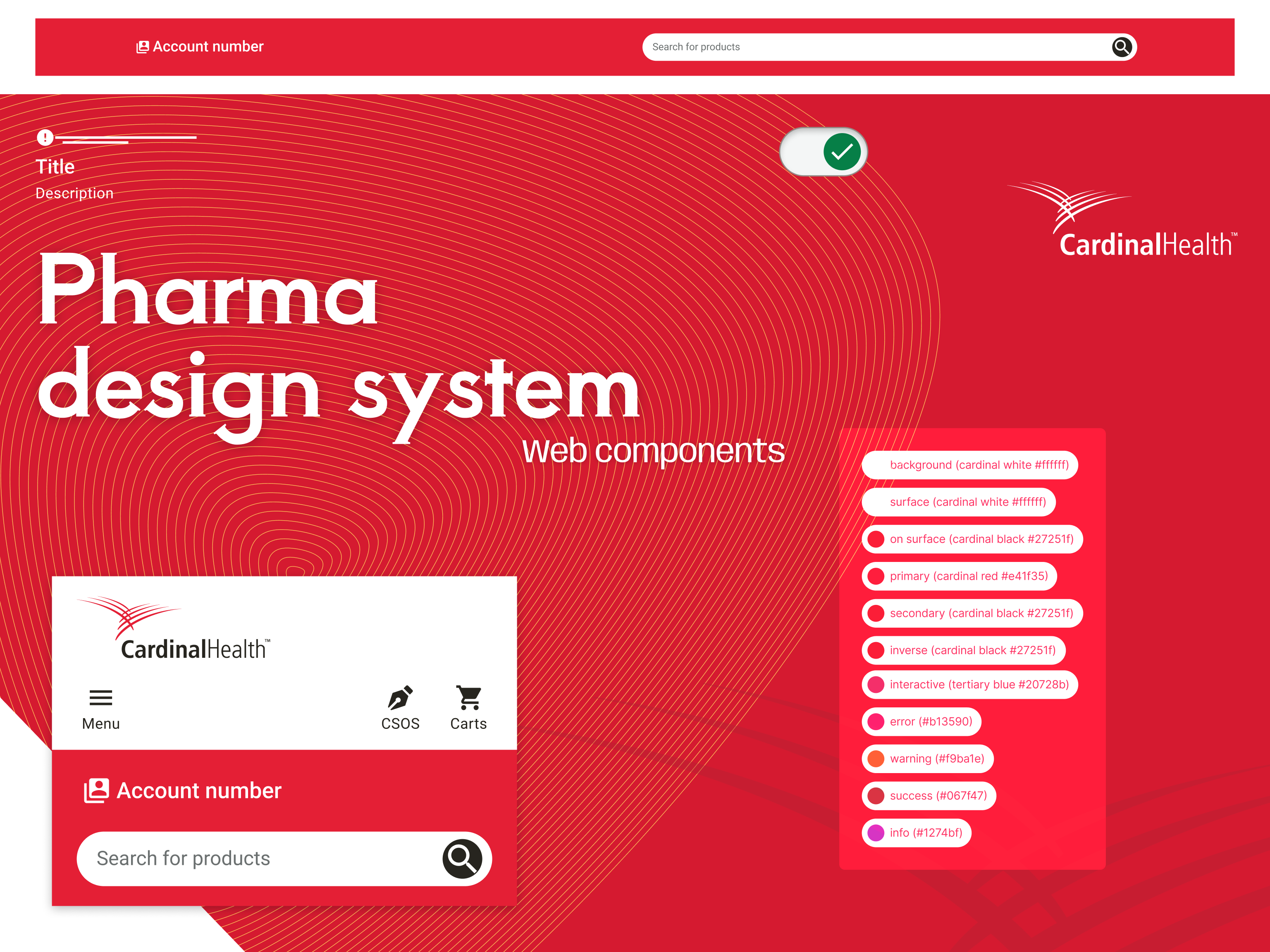 Global Pharma B2B Design System